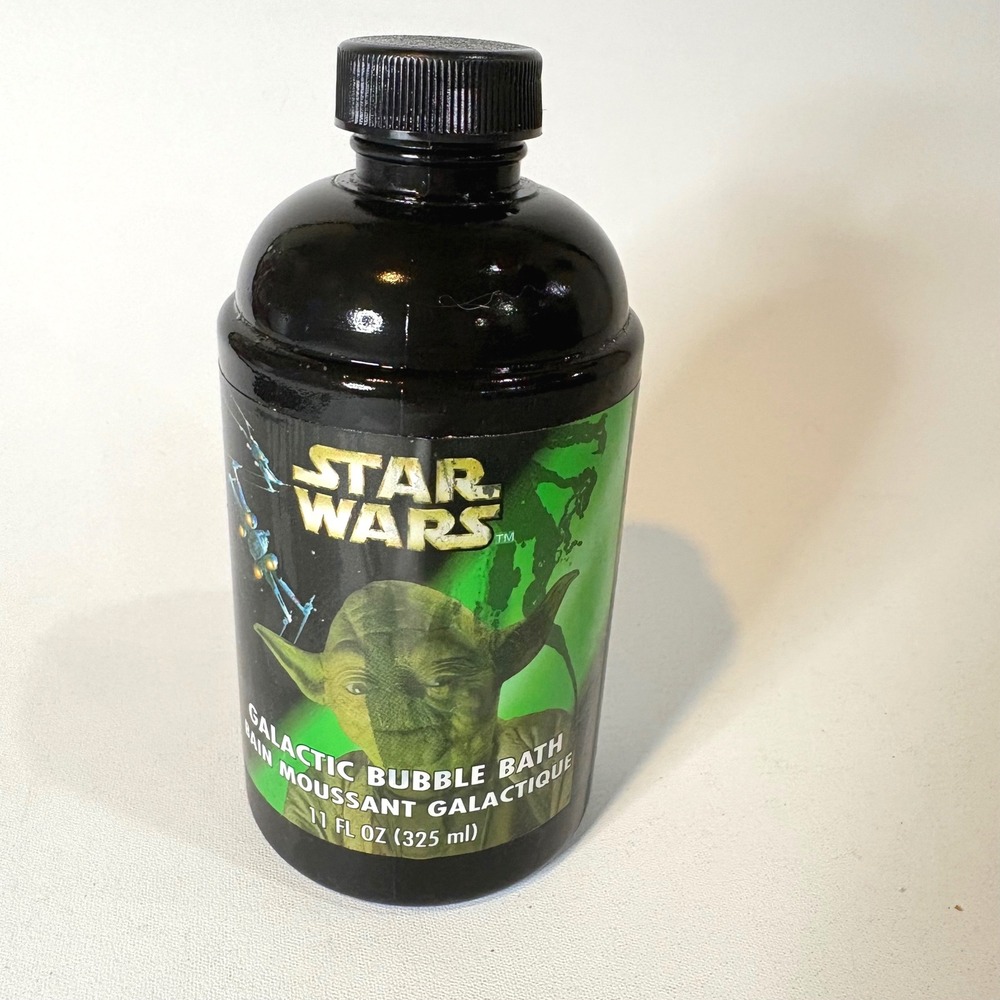 Star Wars Galactic Bubble Bath Yoda 11oz Collectible Bottle Luna Moon Scent